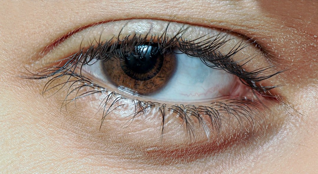 Volume eyelash extensions full set with dramatic effect